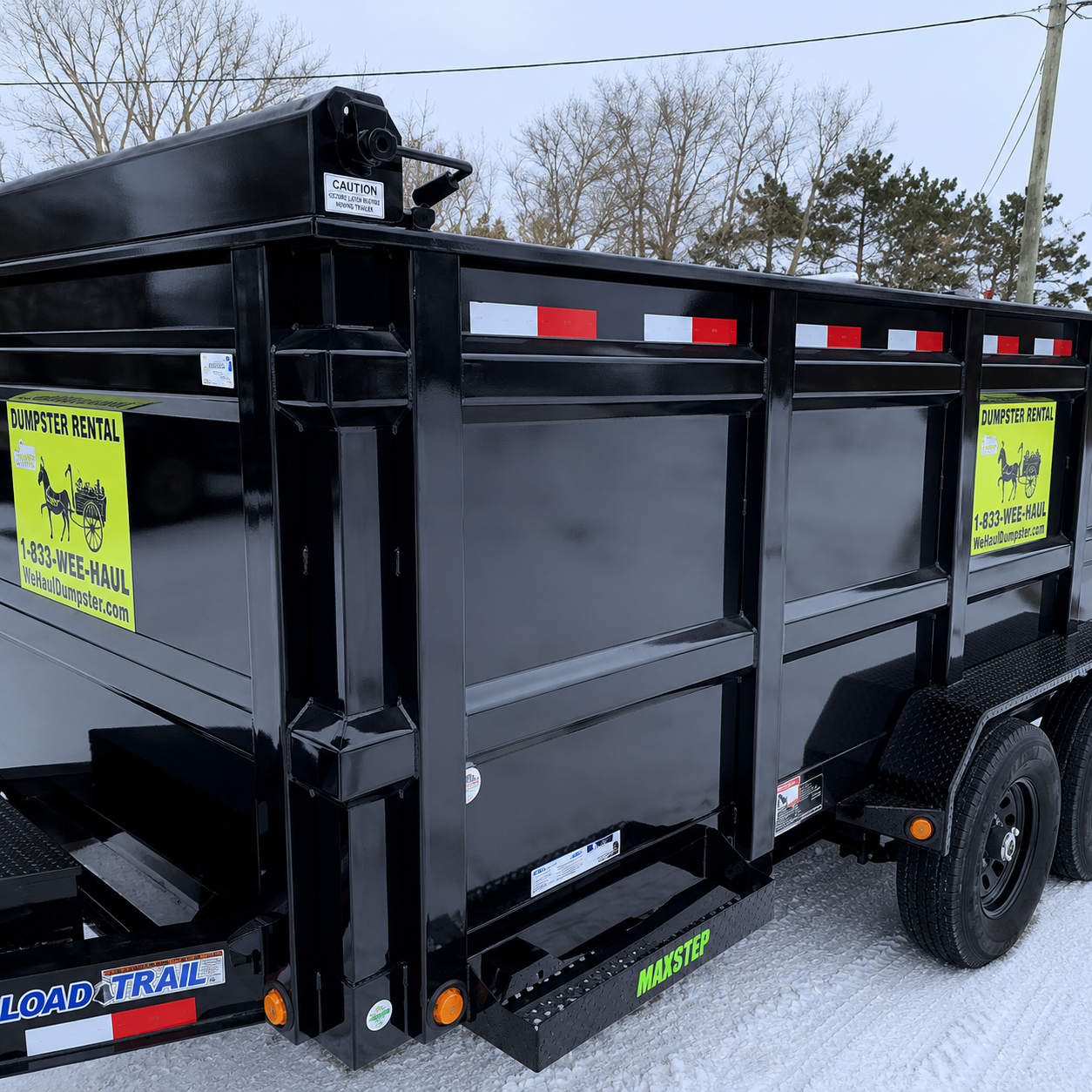 Wee Haul dependable dumpster rental service